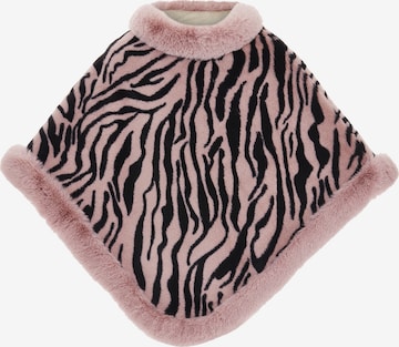 FRAULLY Cape in Pink: front