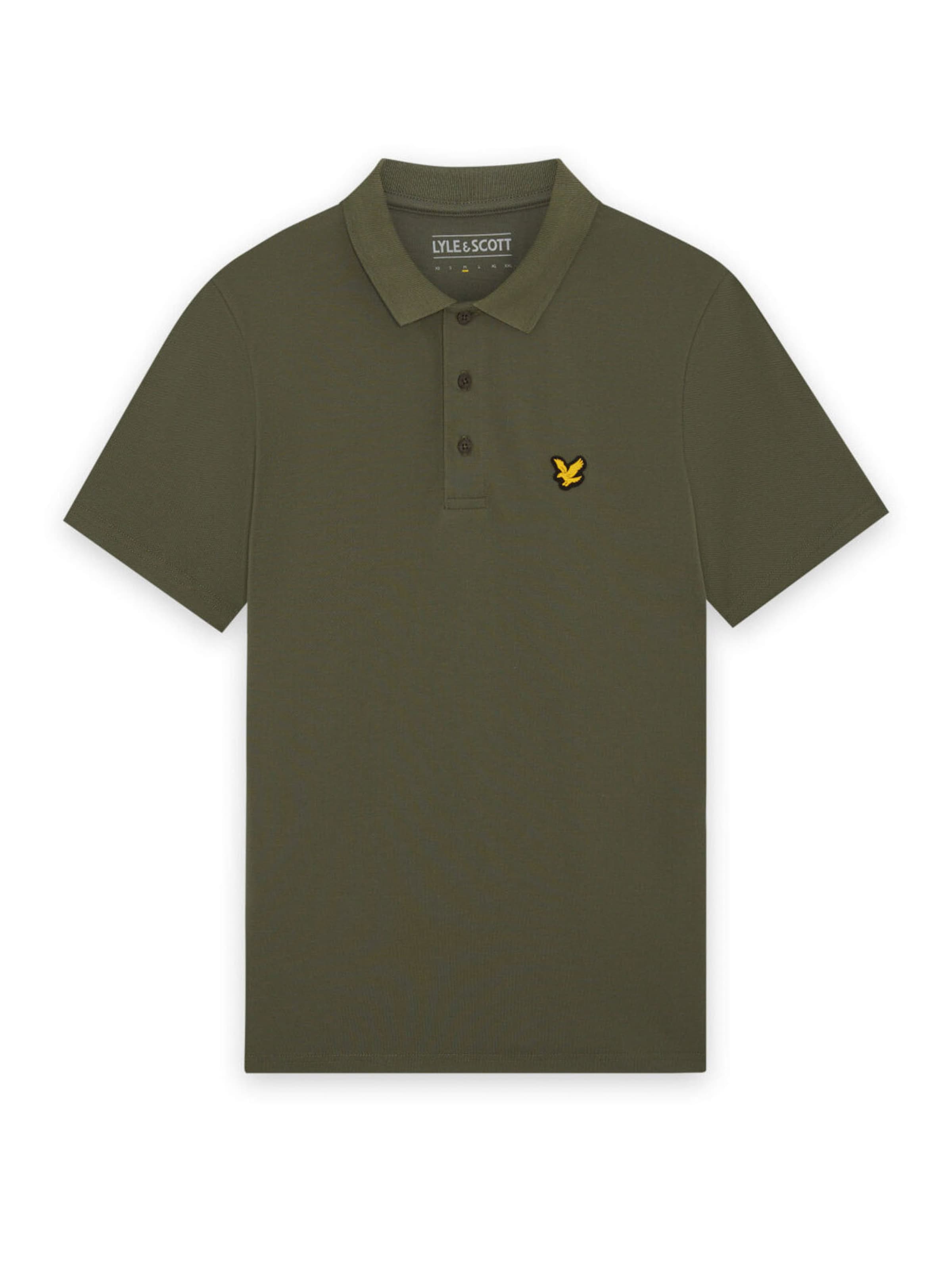 Lyle & Scott Functioneel shirt in Groen: voorkant