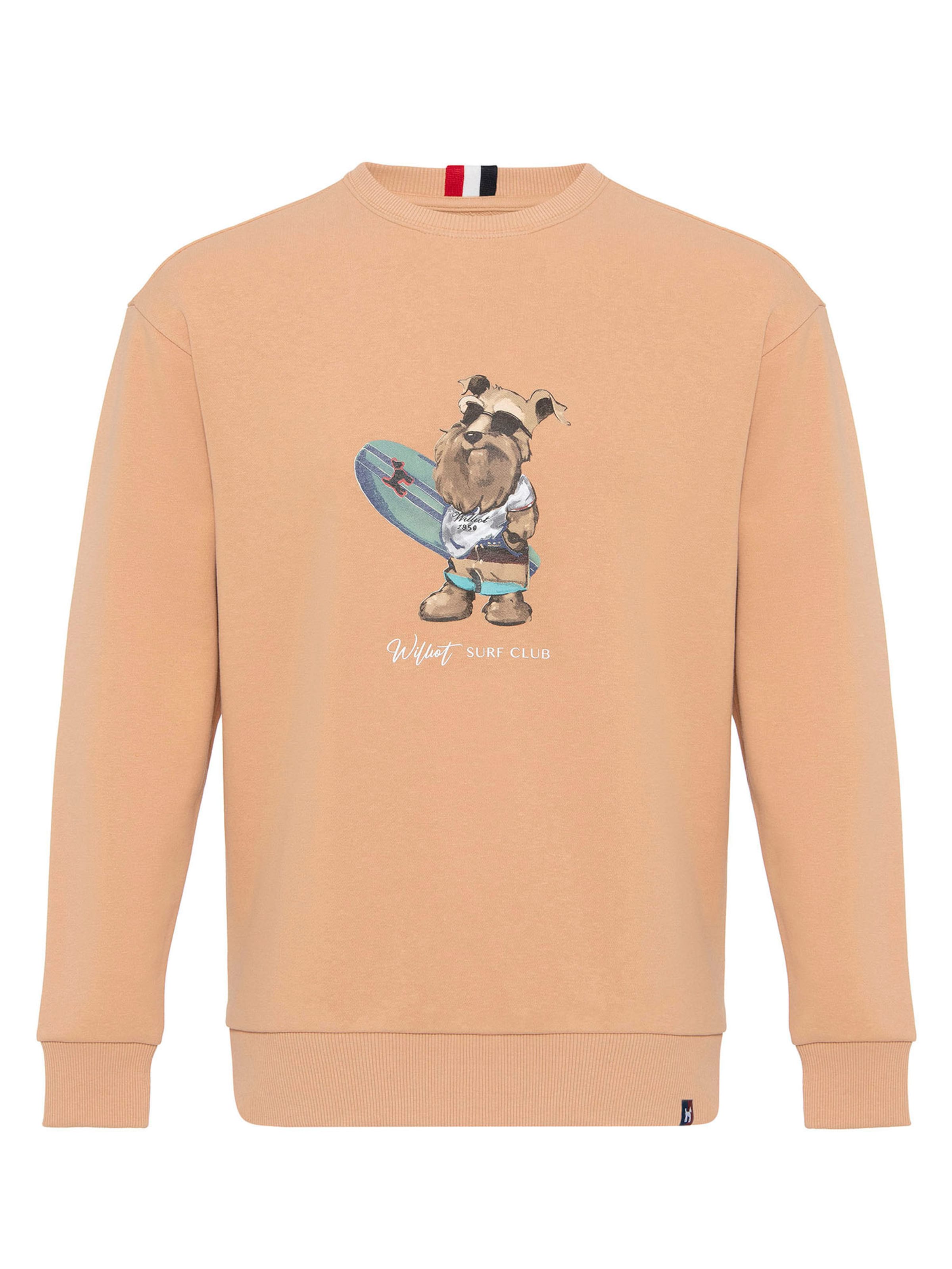 Williot Bluzka sportowa w kolorze brązowy: przód