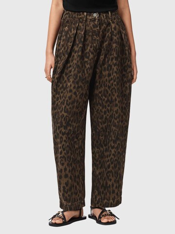 AllSaints Baggy Τζιν 'BECCA' σε καφέ: μπροστά