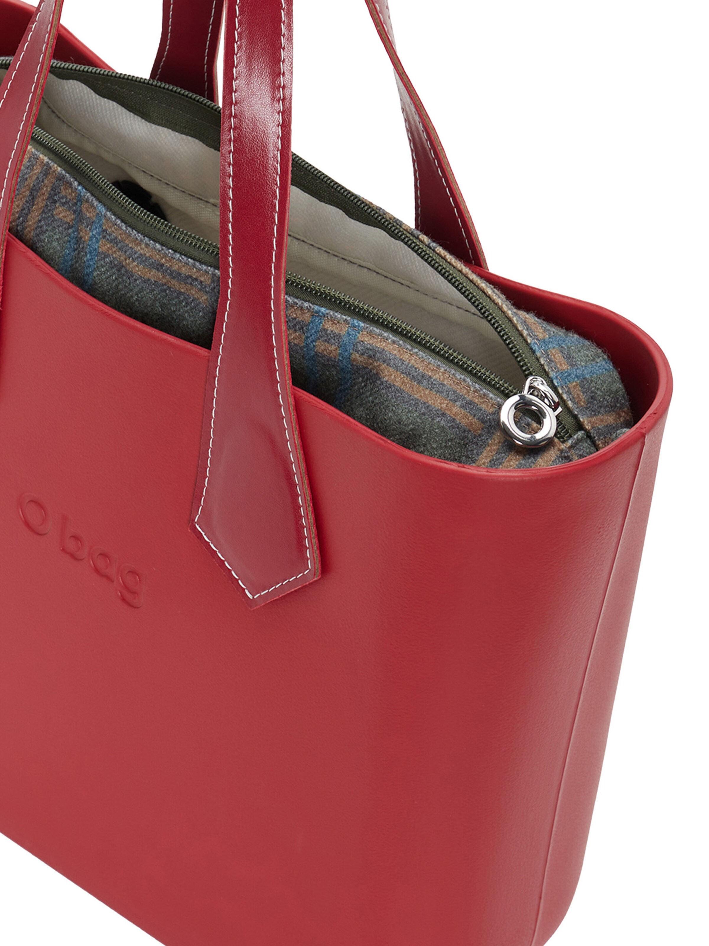 O bag Handtasche in Rot