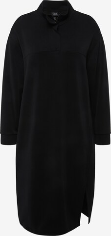 Robe Ulla Popken en noir : devant