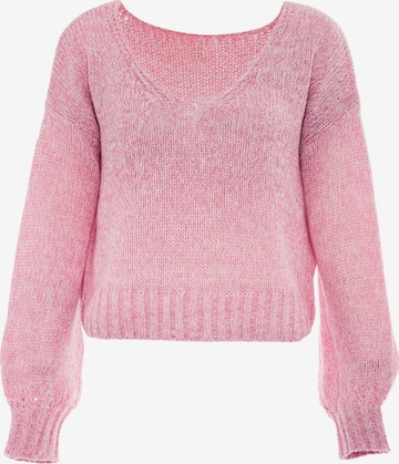 Pull-over MYMO en rose : devant