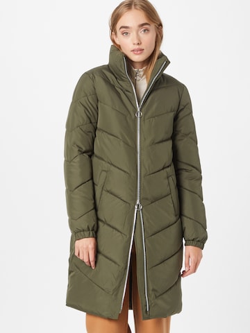 JDY Between-seasons coat 'New Finno' in Green: front