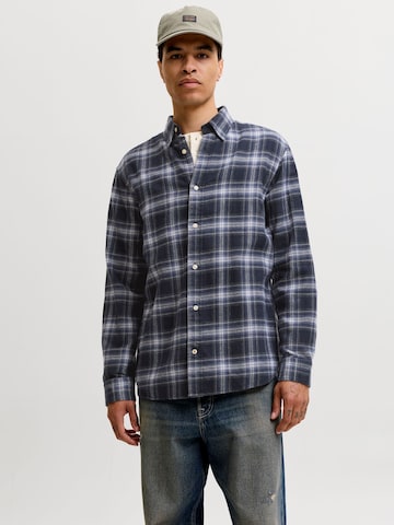 Regular fit Camicia 'JJEField' di JACK & JONES in blu: frontale