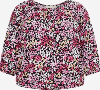 Michael Kors Plus Blouse in Beige / Pink / Black / White, Item view