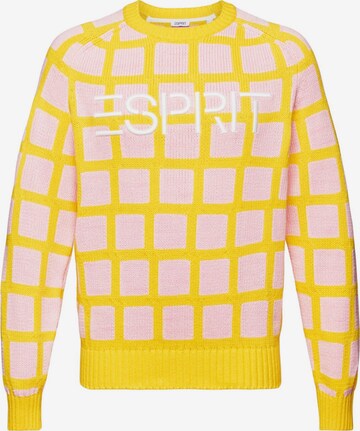 Pull-over ESPRIT en jaune : devant