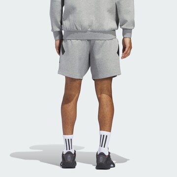 ADIDAS PERFORMANCE Loosefit Sportbroek in Grijs