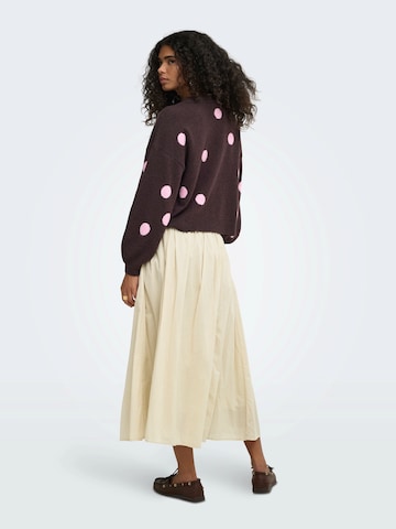 ONLY Pullover 'ONLRICA' in Braun