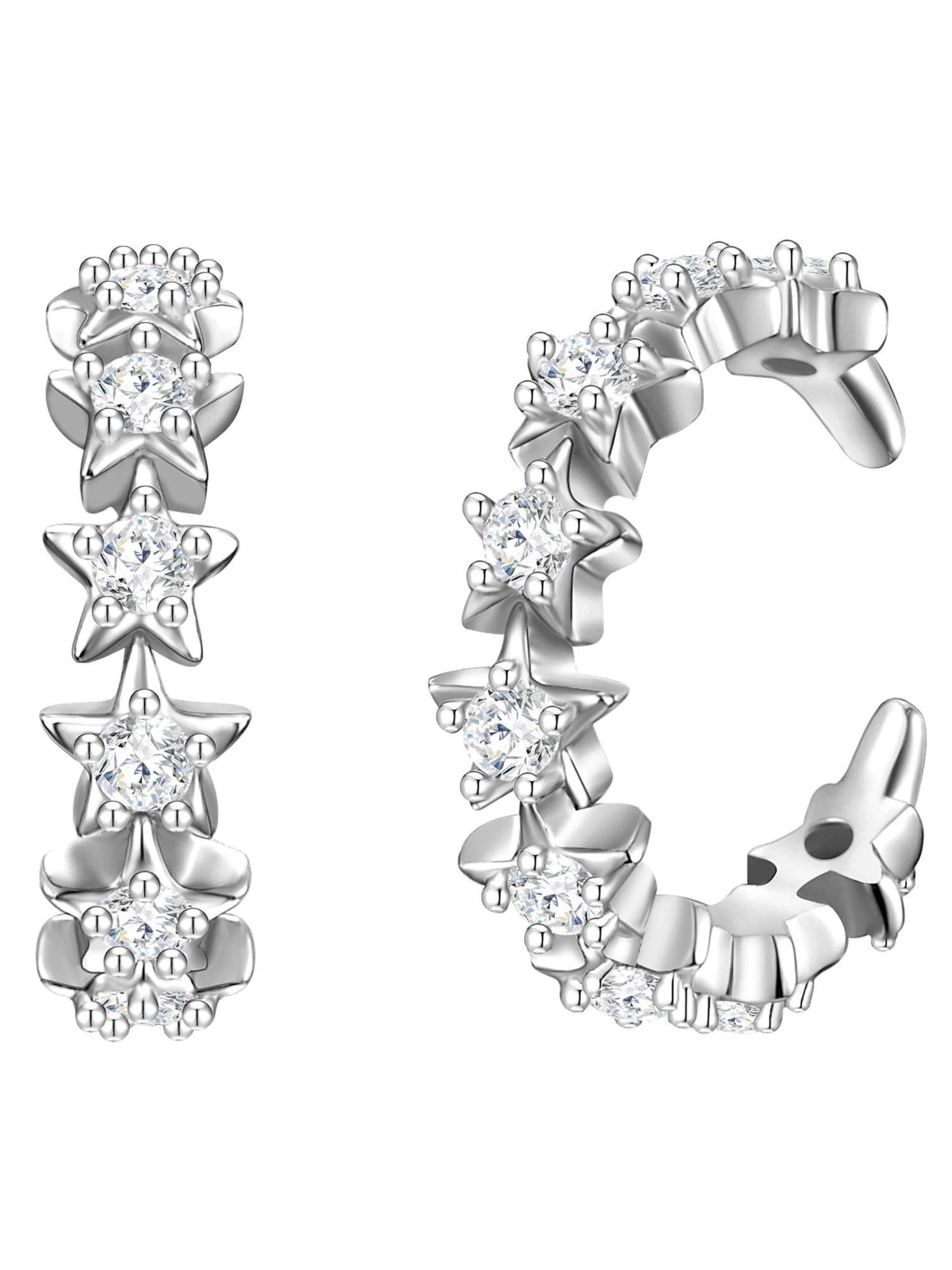 Boucles d'oreilles Glanzstücke München en argent : devant