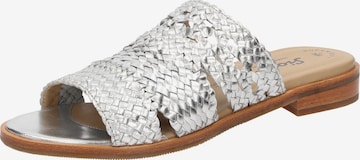 SIOUX Pantolette ' Cosinda-703 ' in Silber: Vorderseite