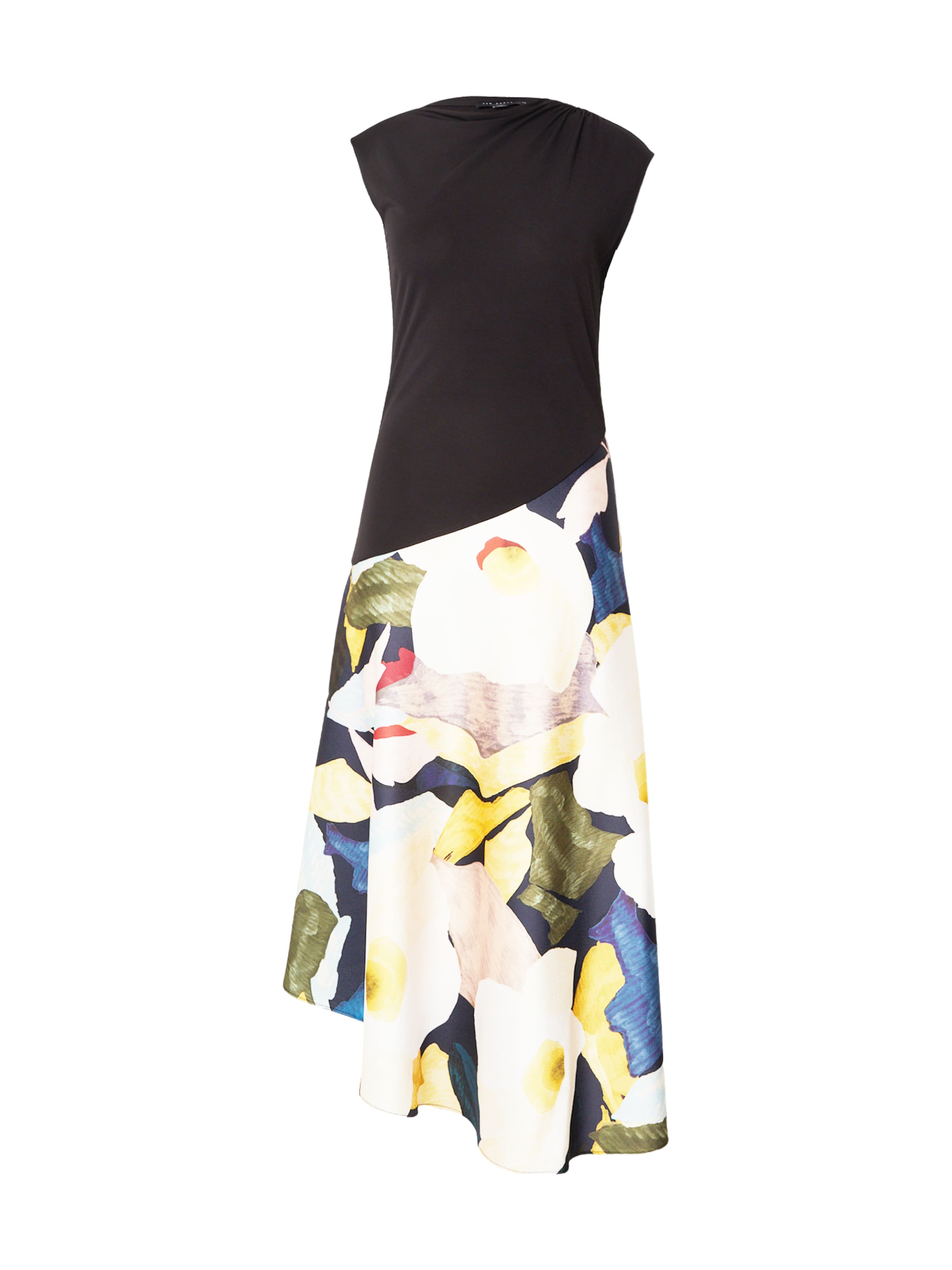 Ted Baker Robe 'AESLYN' en 34 en crème / marine / jaune pastel / noir, Vue avec produit