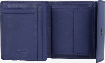 Braun Büffel Portemonnaie in Blau