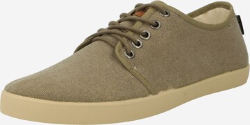 POMPEII Platform trainers 'HIGBY' in Brown: front