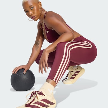 Skinny Pantaloni sportivi 'Sst' di ADIDAS PERFORMANCE in rosso