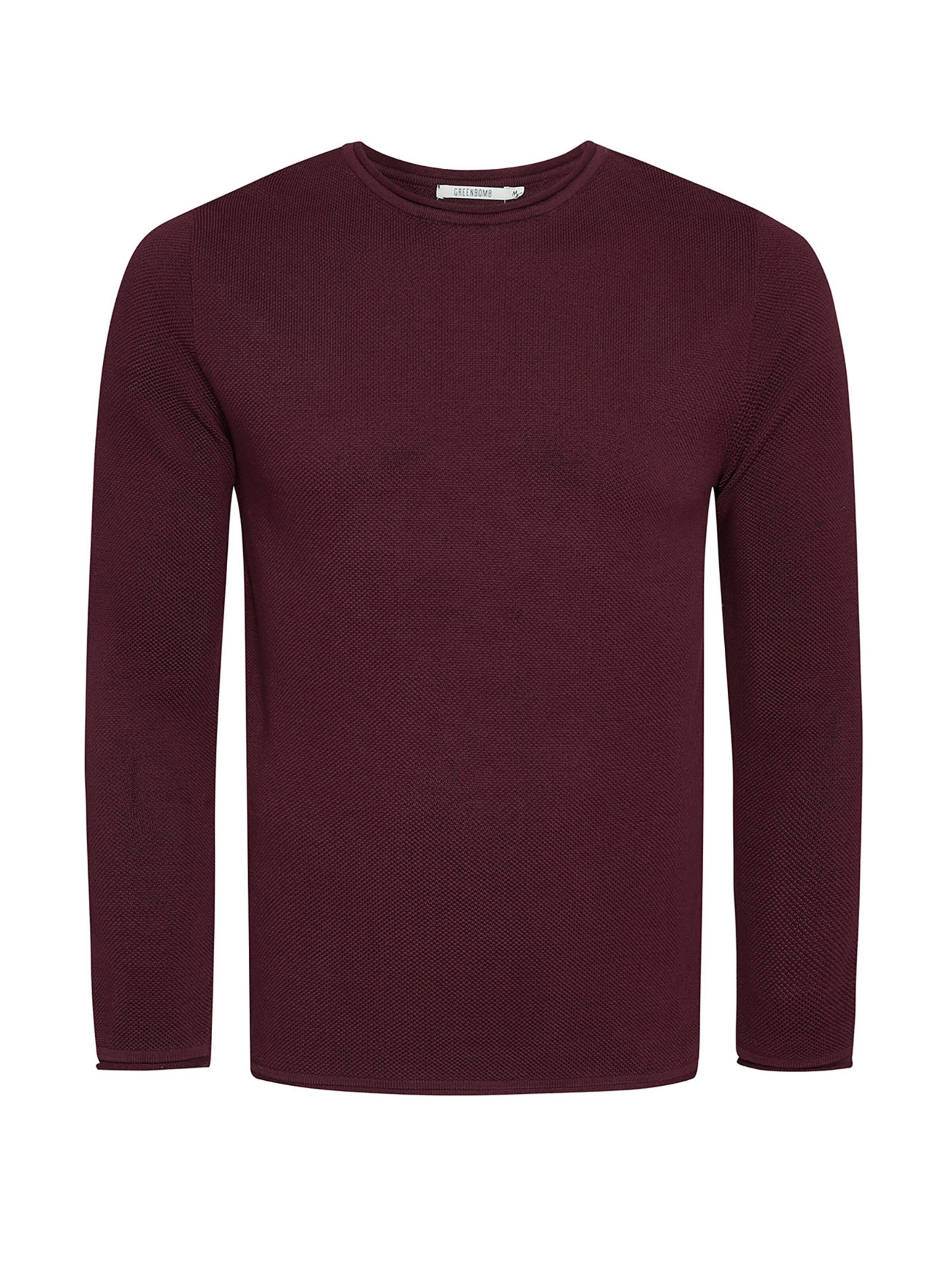 GREENBOMB Trui in Rood: voorkant