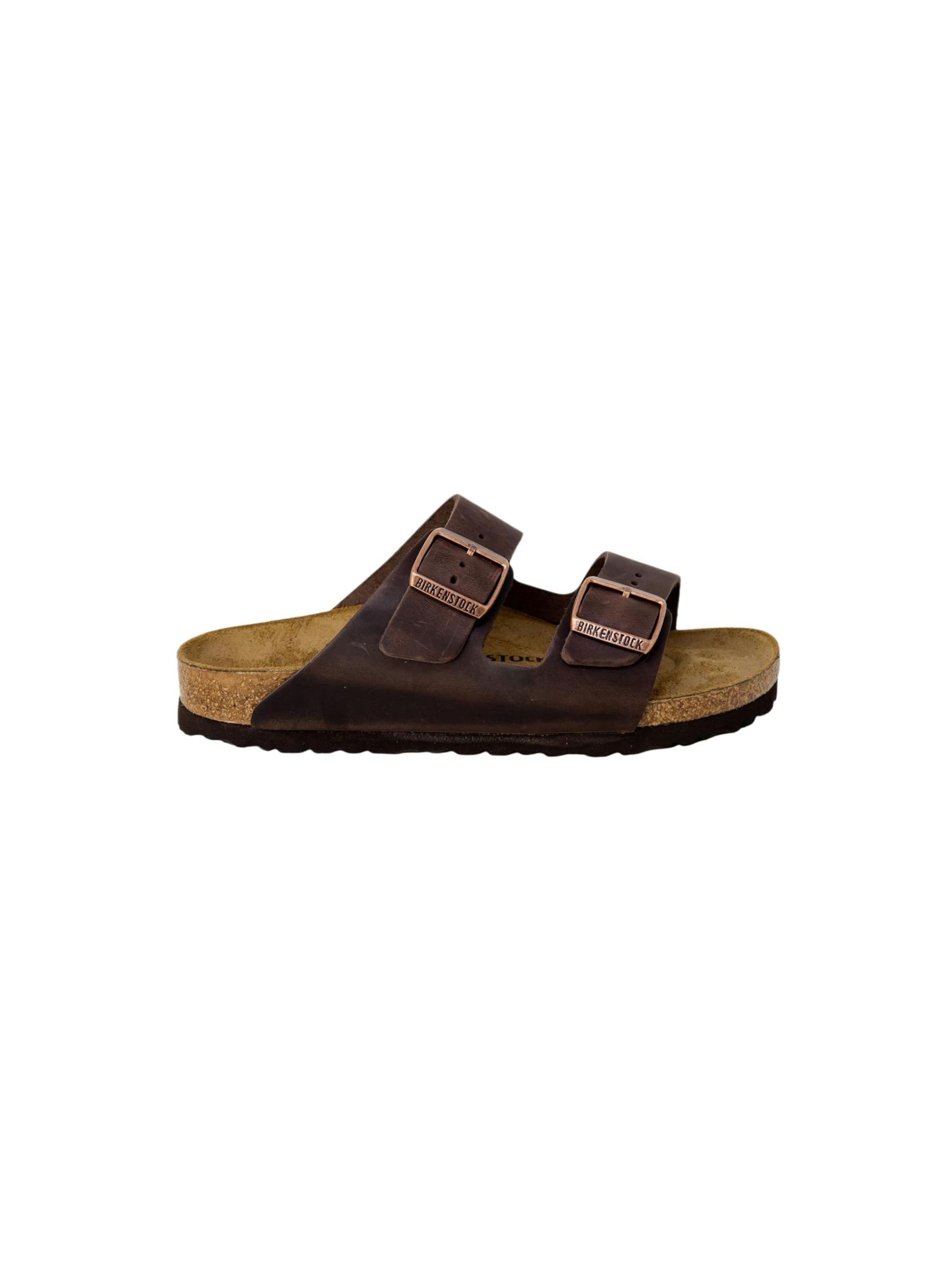 Slipper 'ARIZONA BS 052533' di BIRKENSTOCK in marrone: frontale