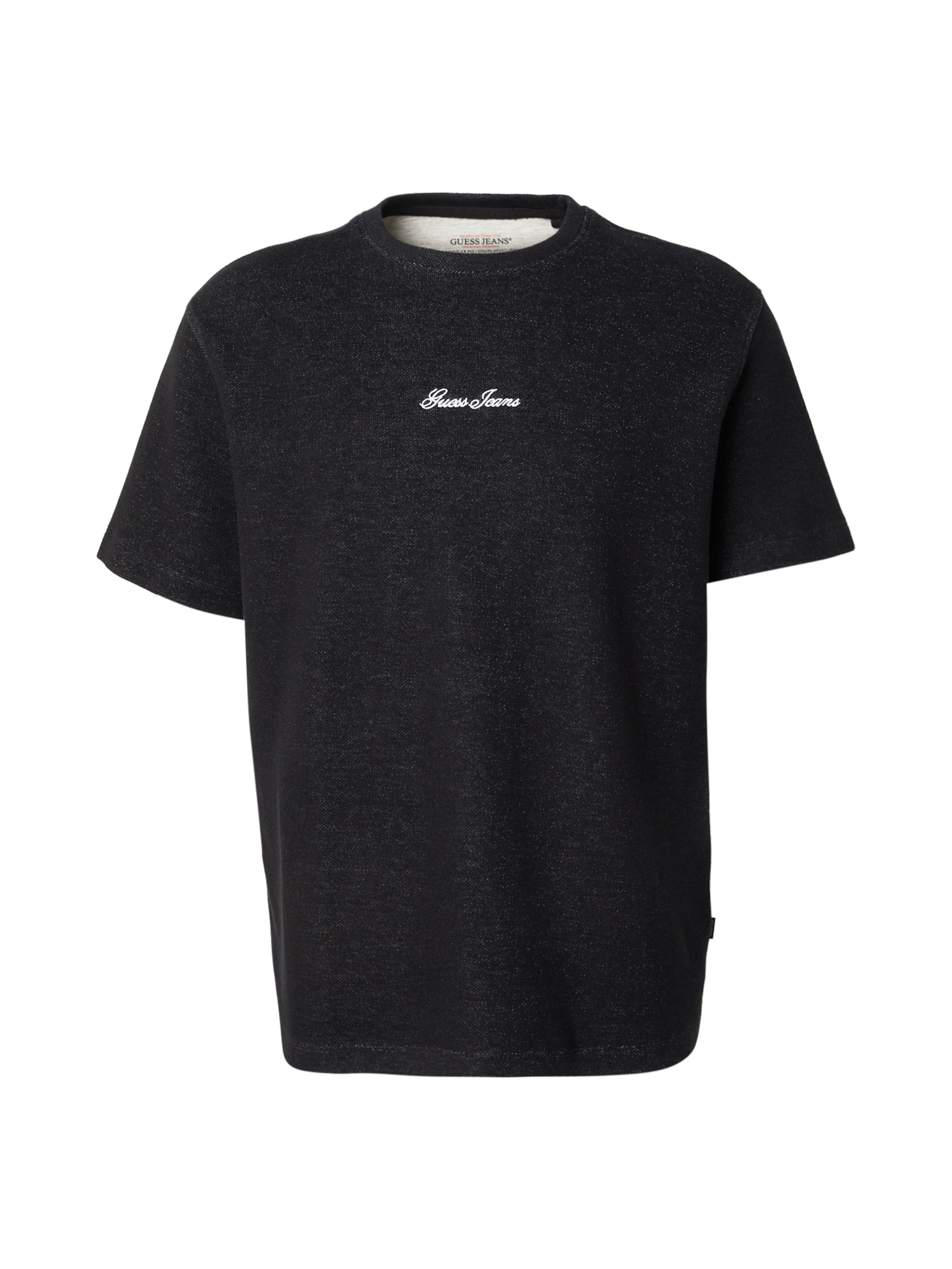 T-Shirt GUESS JEANS en noir : devant