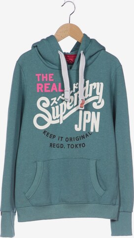 Superdry Kapuzenpullover S in Grün: predná strana