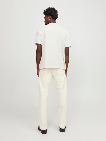 JACK & JONES - Casaco de malha 'VALENCIA' em branco