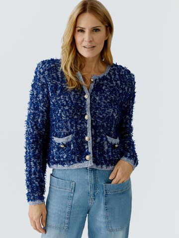 OUI Strickjacke in Blau: Vorderseite