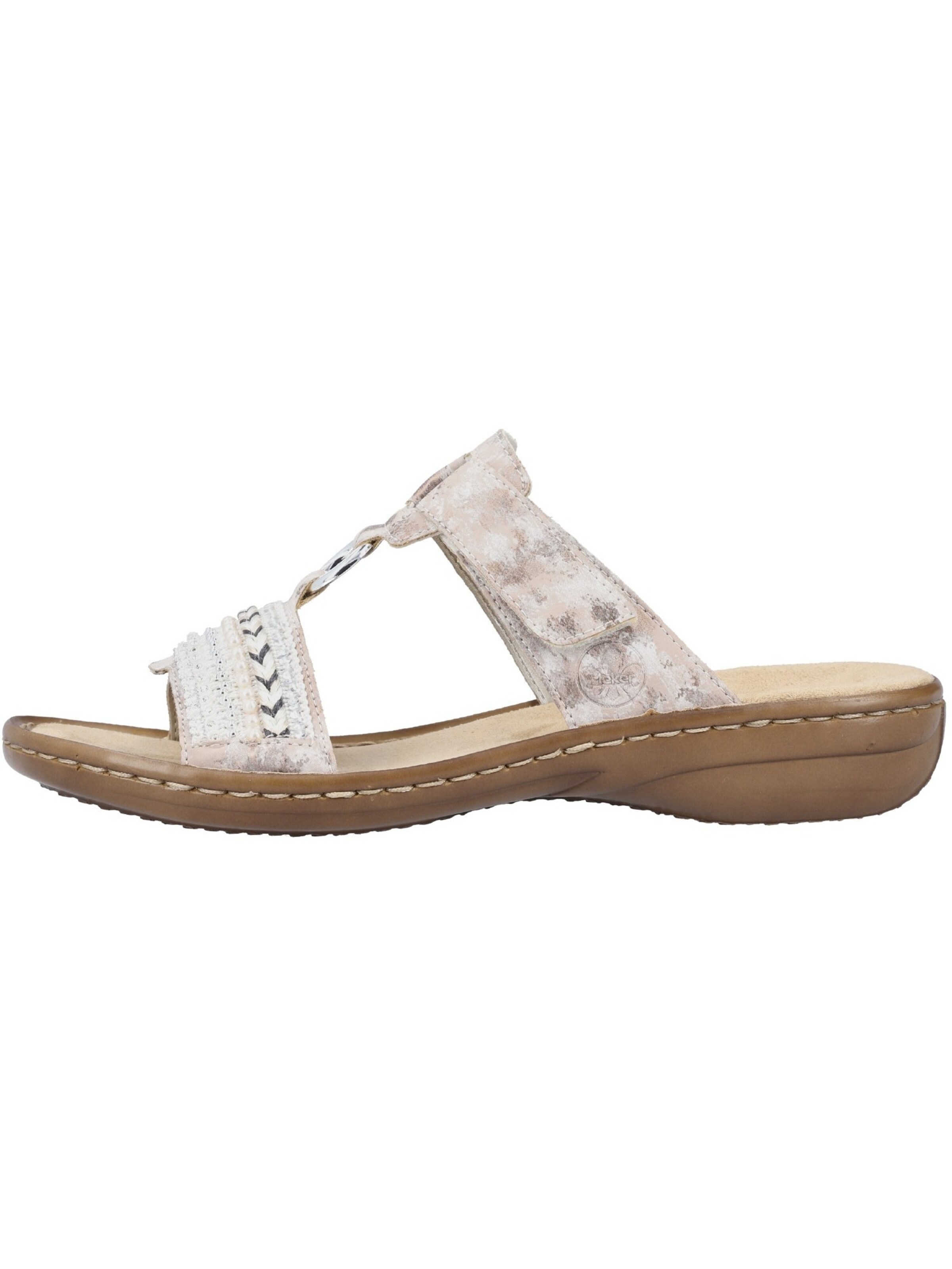 Frauen Pantoletten RIEKER Pantolette in Beige - RW36260 Frauen Pantoletten RIEKER Pantolette in Beige - RW36260