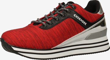 Sneaker bassa di CHIEMSEE in rosso: frontale