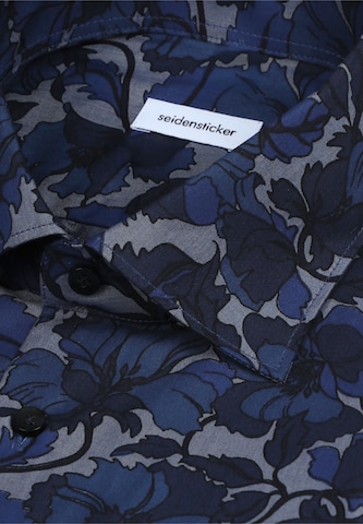 Coupe regular Chemise business 'Smart Essentials' SEIDENSTICKER en bleu