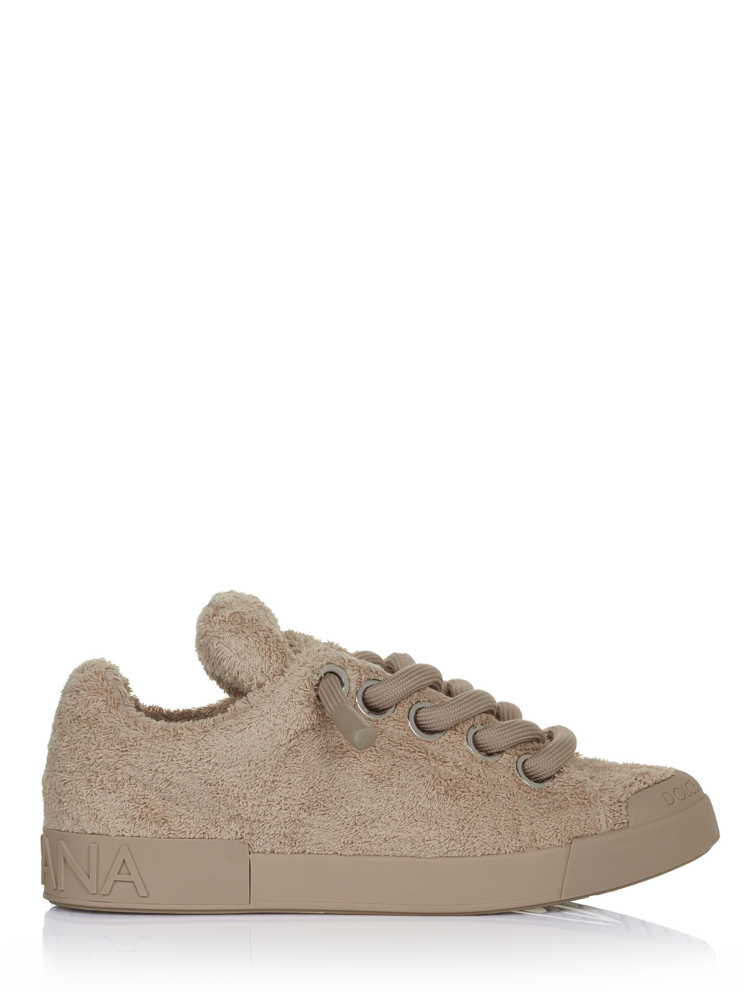 DOLCE & GABBANA Platform trainers in Beige: front