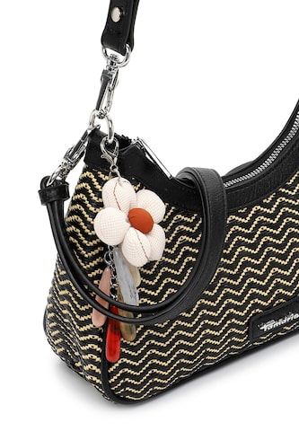 Poche ventrale 'Konstantina' Tamaris en noir