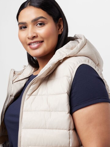 ONLY Carmakoma Bodywarmer 'TAHOE' in Beige