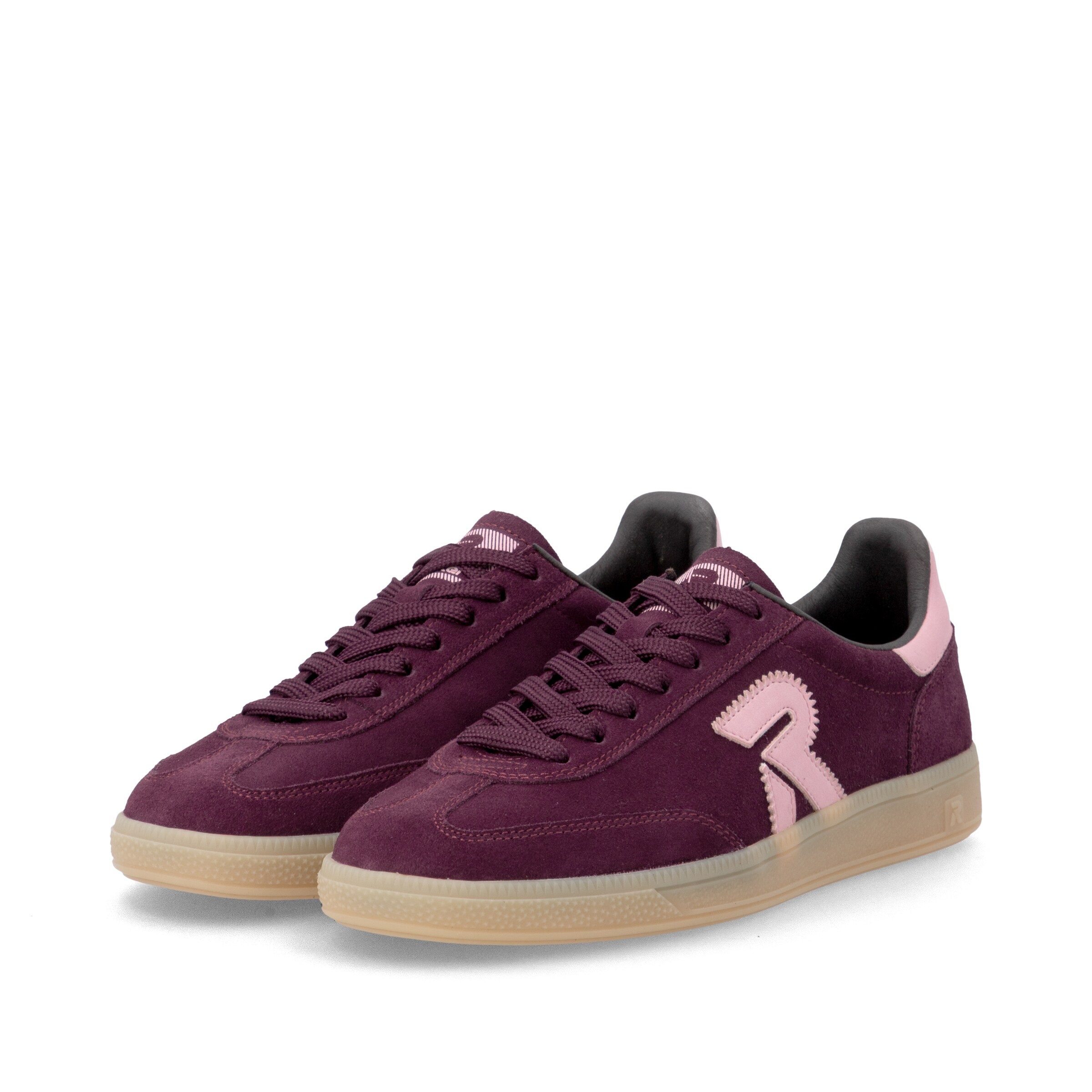 Baskets basses 'San Diego' Rieker Sport en rouge