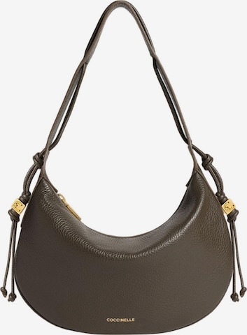 Coccinelle Shoulder Bag 'Thess 3' in Green: front