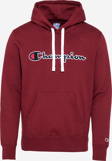 Champion Authentic Athletic Apparel Sweatshirt in nachtblau / rot / bordeaux / weiß, Produktansicht