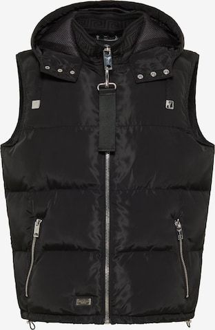 Carlo Colucci Vest 'Dassi' in Black: front