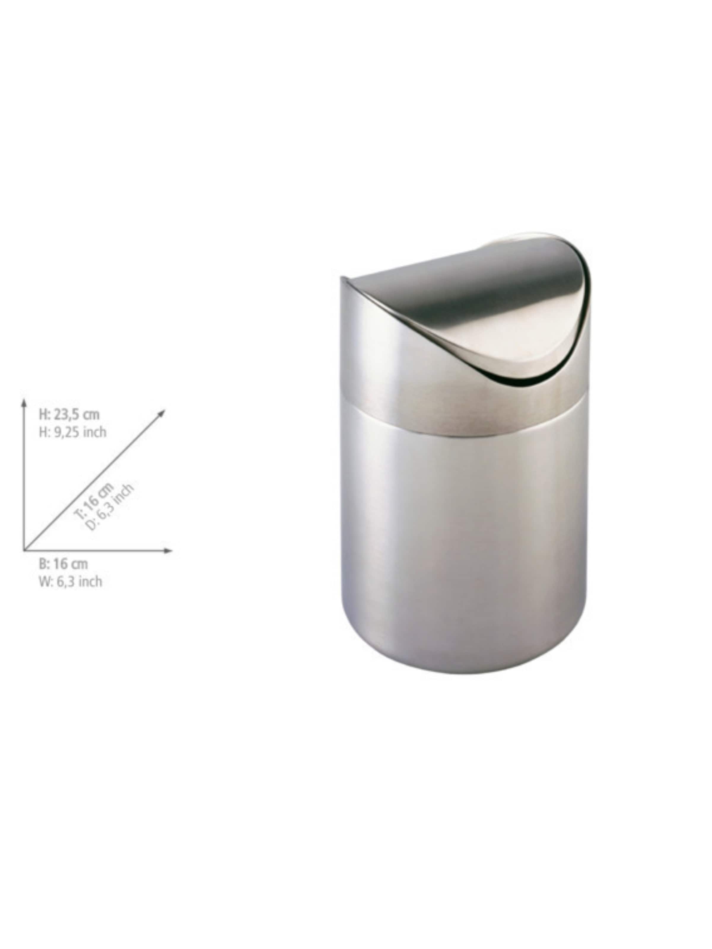 Wenko Bucket 'Otranto' in Silver