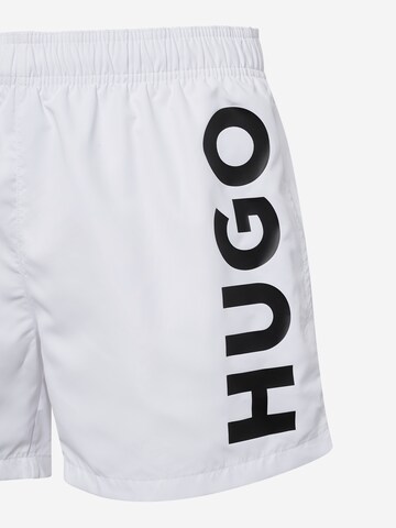 Shorts de bain 'ABAS' HUGO Red en blanc