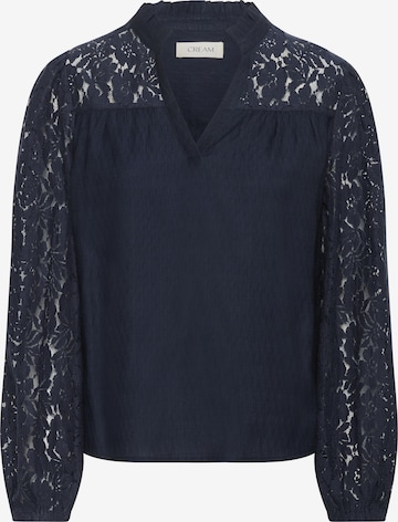 Camicia da donna di Cream in blu: frontale