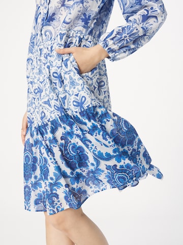 0039 Italy Košilové šaty 'Mila' – modrá