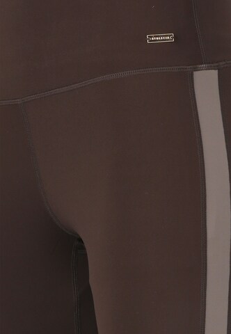 Athlecia Skinny Tights 'Aspasia' in Braun