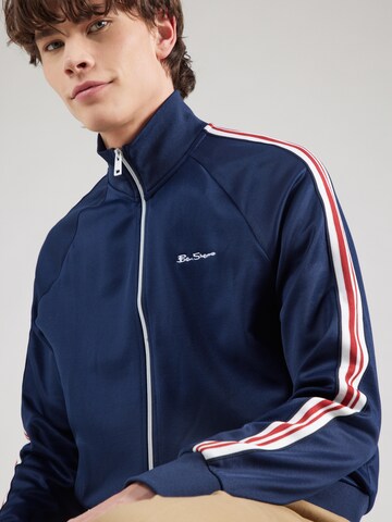 Ben Sherman Sweatjacke in Blau