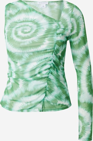 Warehouse - Camiseta en verde: frente