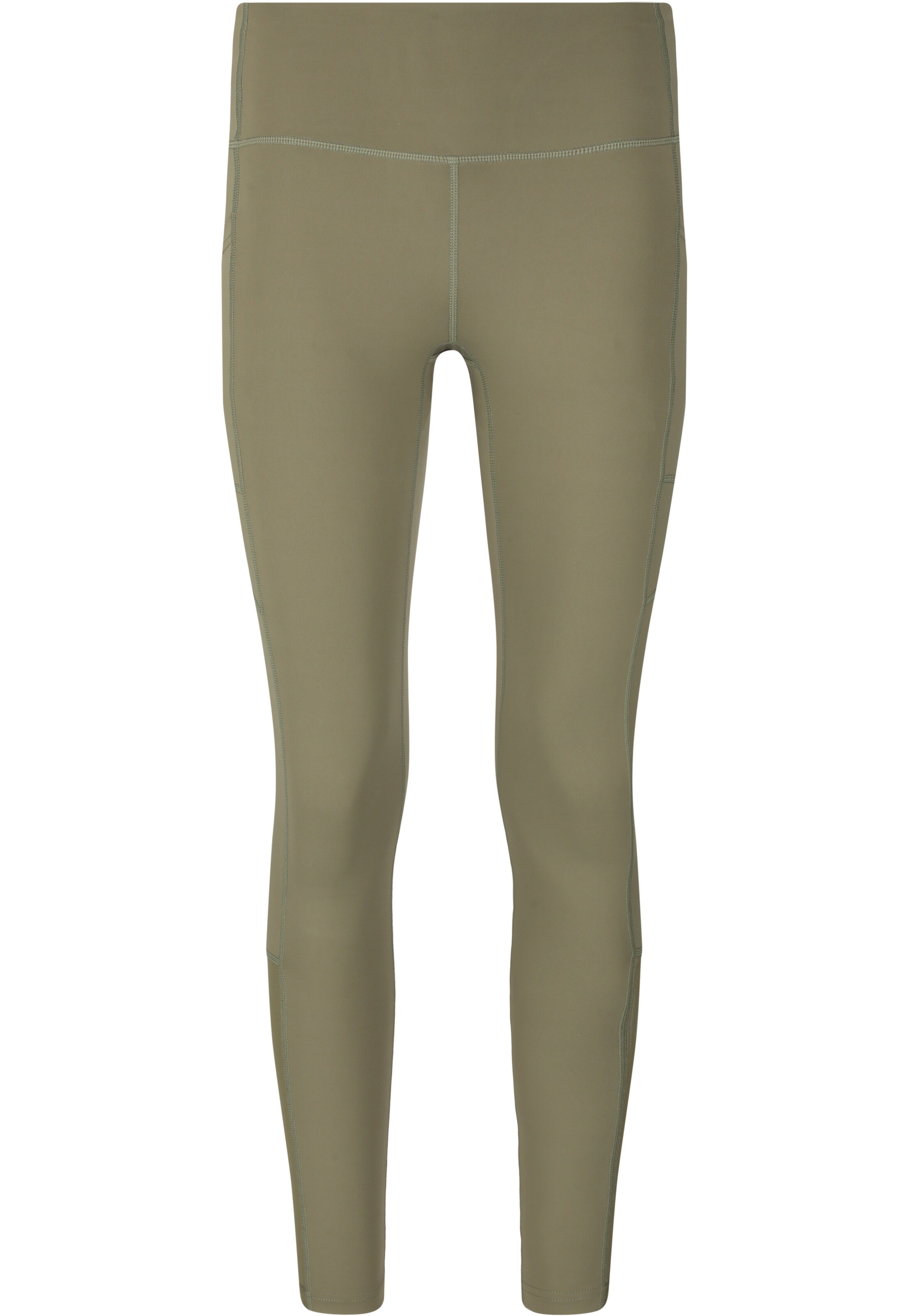 Athlecia Slimfit Tights 'Elli V2' in Grün: Vorderseite