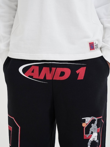 AND1 Široke hlačnice Hlače | črna barva