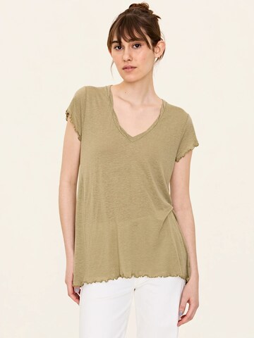 Top ' Carole ' di Odd Molly in verde: frontale