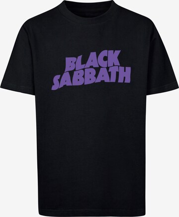 T-Shirt 'Black Sabbath' F4NT4STIC en noir : devant