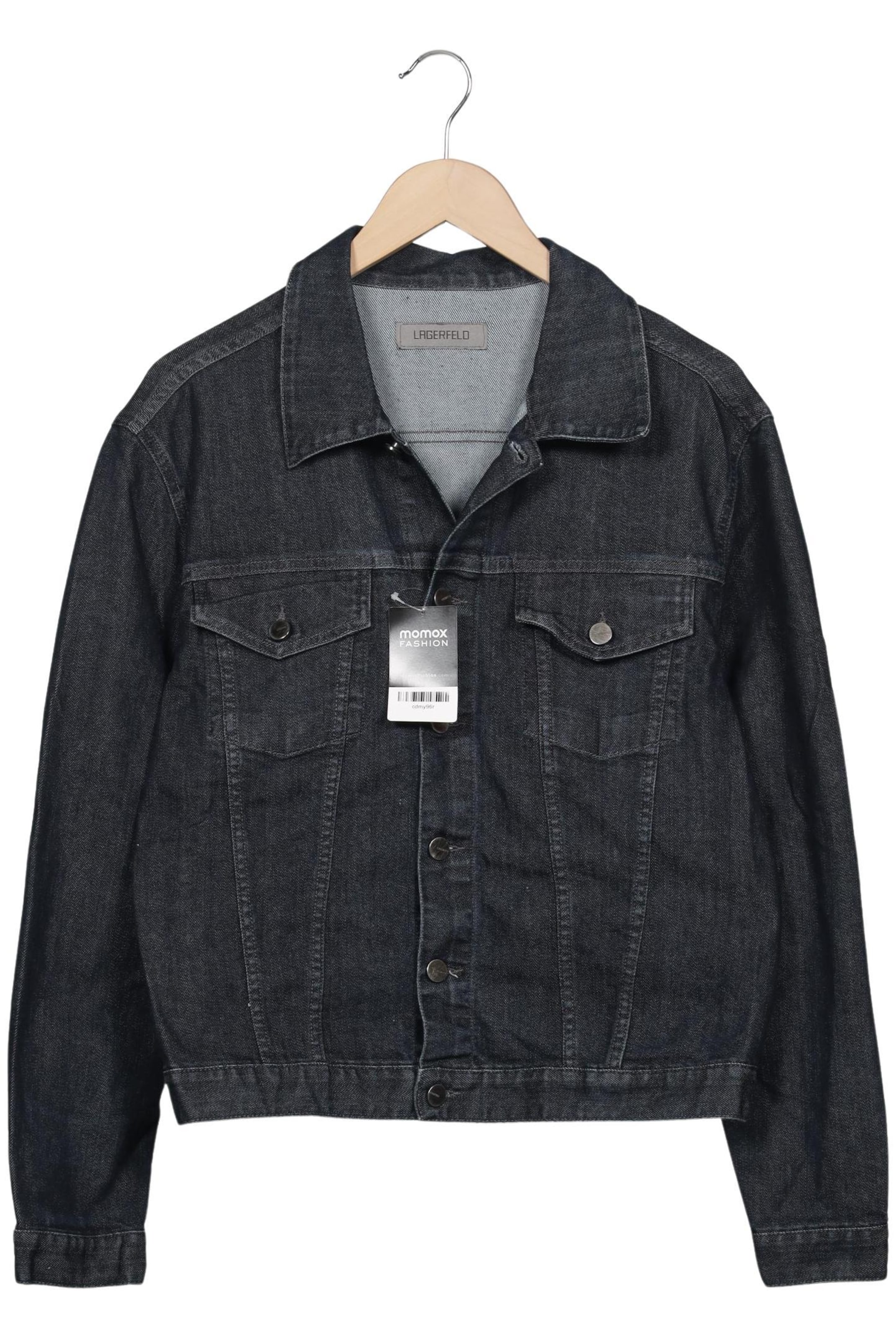 LAGERFELD Jacket & Coat in M in Blue: front