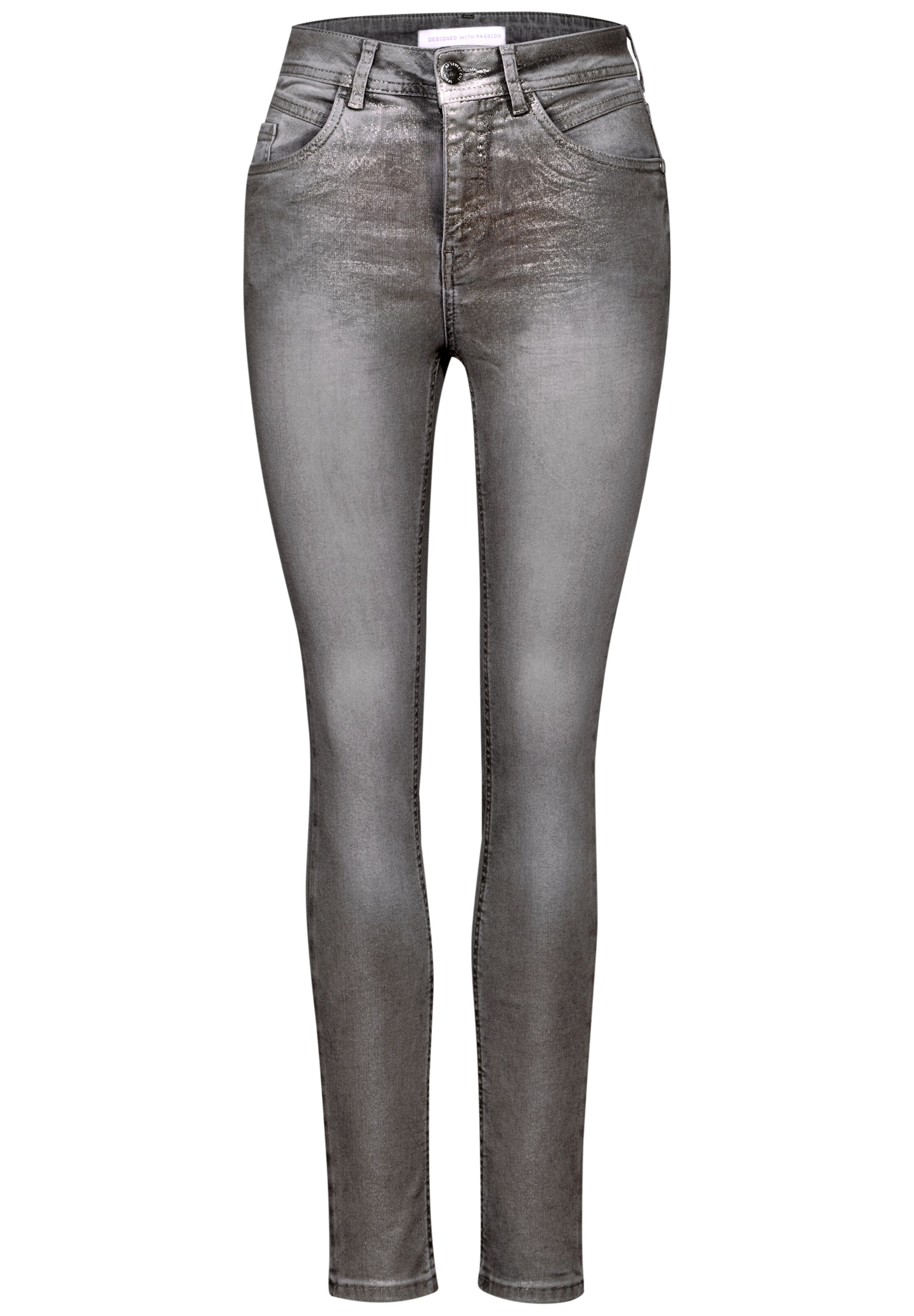 STREET ONE Jeans in grau, Produktansicht