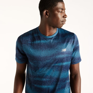 Maglia funzionale 'RC Essential Printed T-Shirt' di new balance in blu