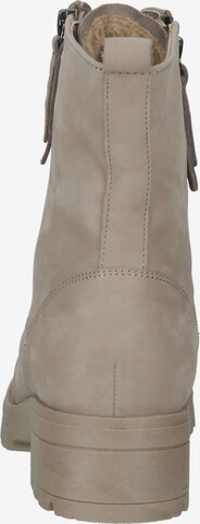 GABOR Lace-Up Ankle Boots in Beige